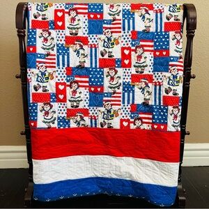 New Handmade 100% Cotton kids Quilt.